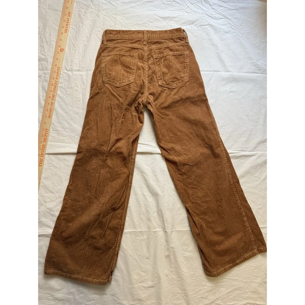 Vintage Corduroy Arizona Jeans Co Low Rise Flare Pants Y2K‎ Size 0 Brown 26x30